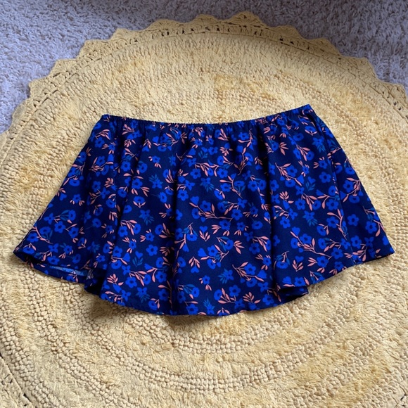 Lulus XS strapless top tube top navy with built in shelf bra - Picture 1 of 5